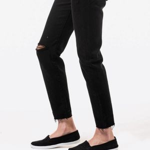 Levi's Wedgie Icon Distressed Black